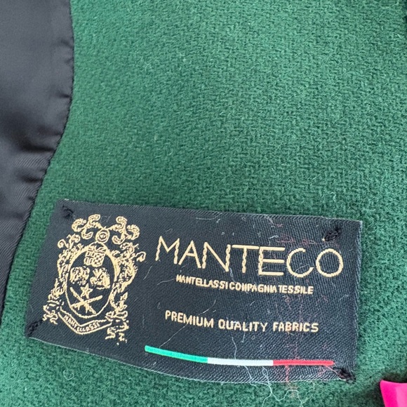 ZARA Manteco Wool Coat — Moss Green — Gold Buttons — Size M — NWT - Picture 12 of 16